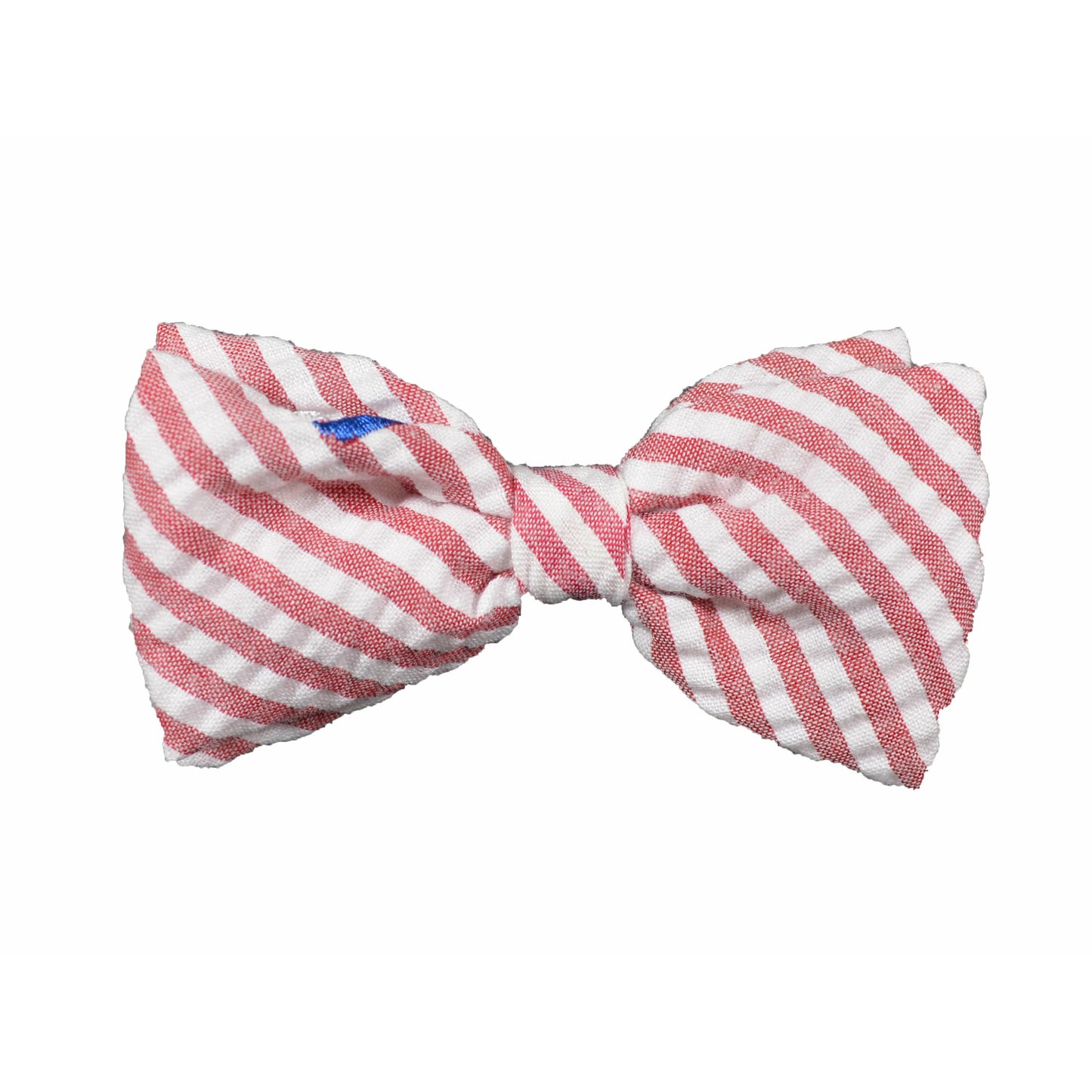 Red Stripe Sailboat Dog Bow Tie