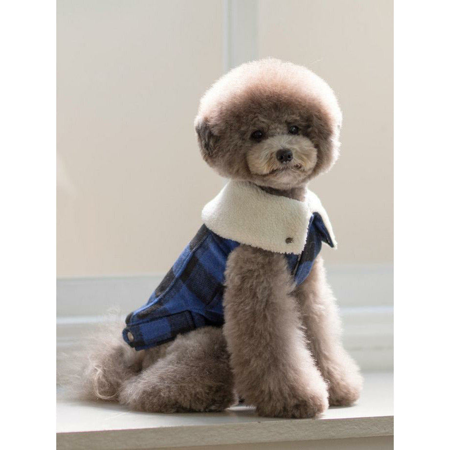 Fake Fur Collar Dog Jacket
