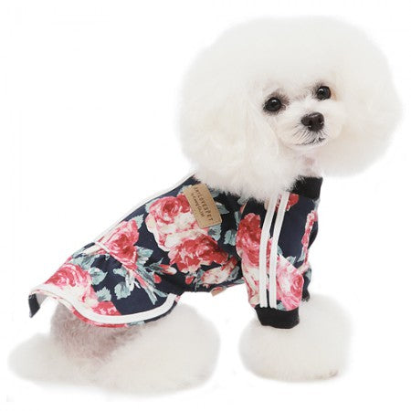 Flower Jersey Dog Dress